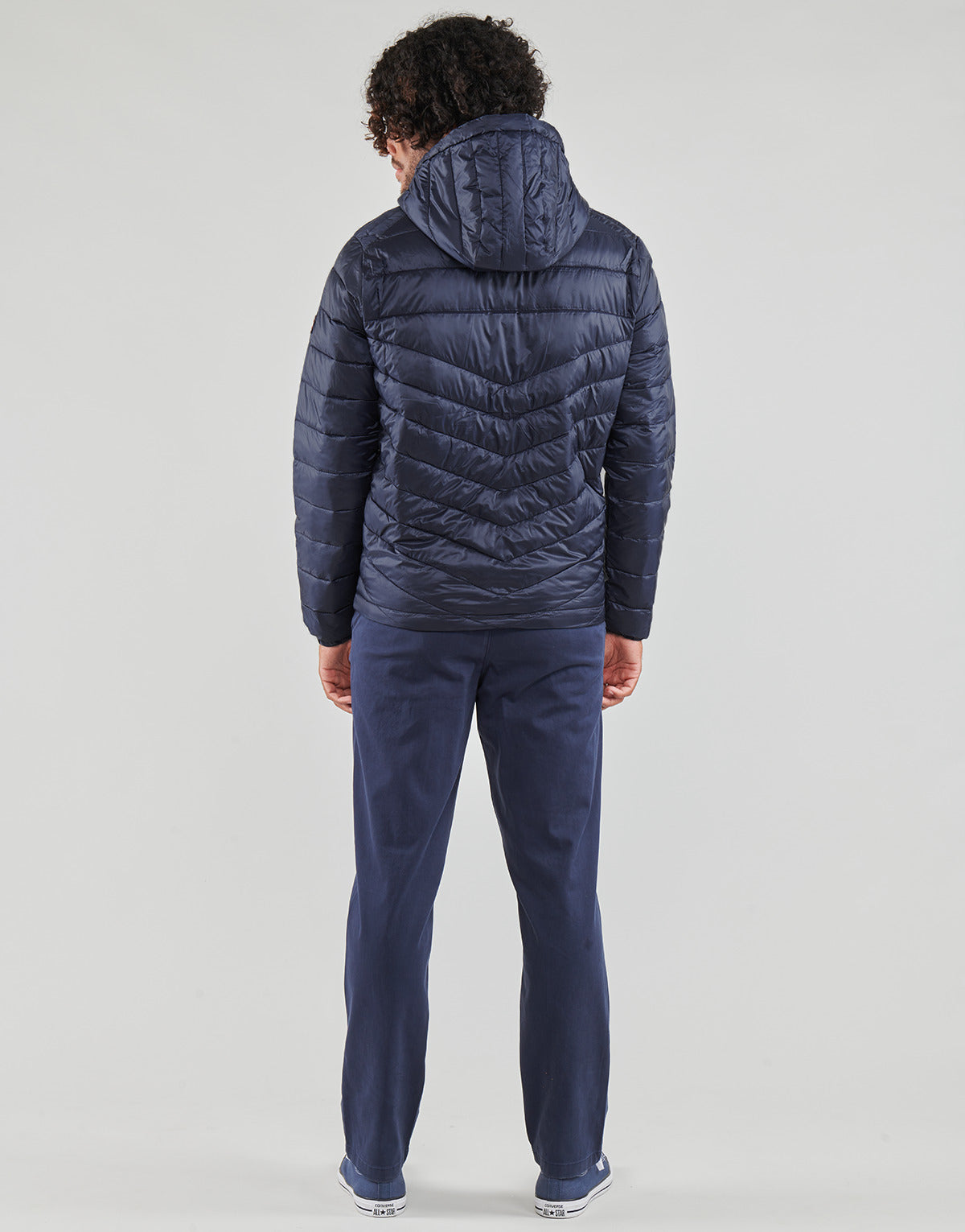 Piumino Uomo Jack & Jones  JJEFLY PUFFER HOOD  Marine