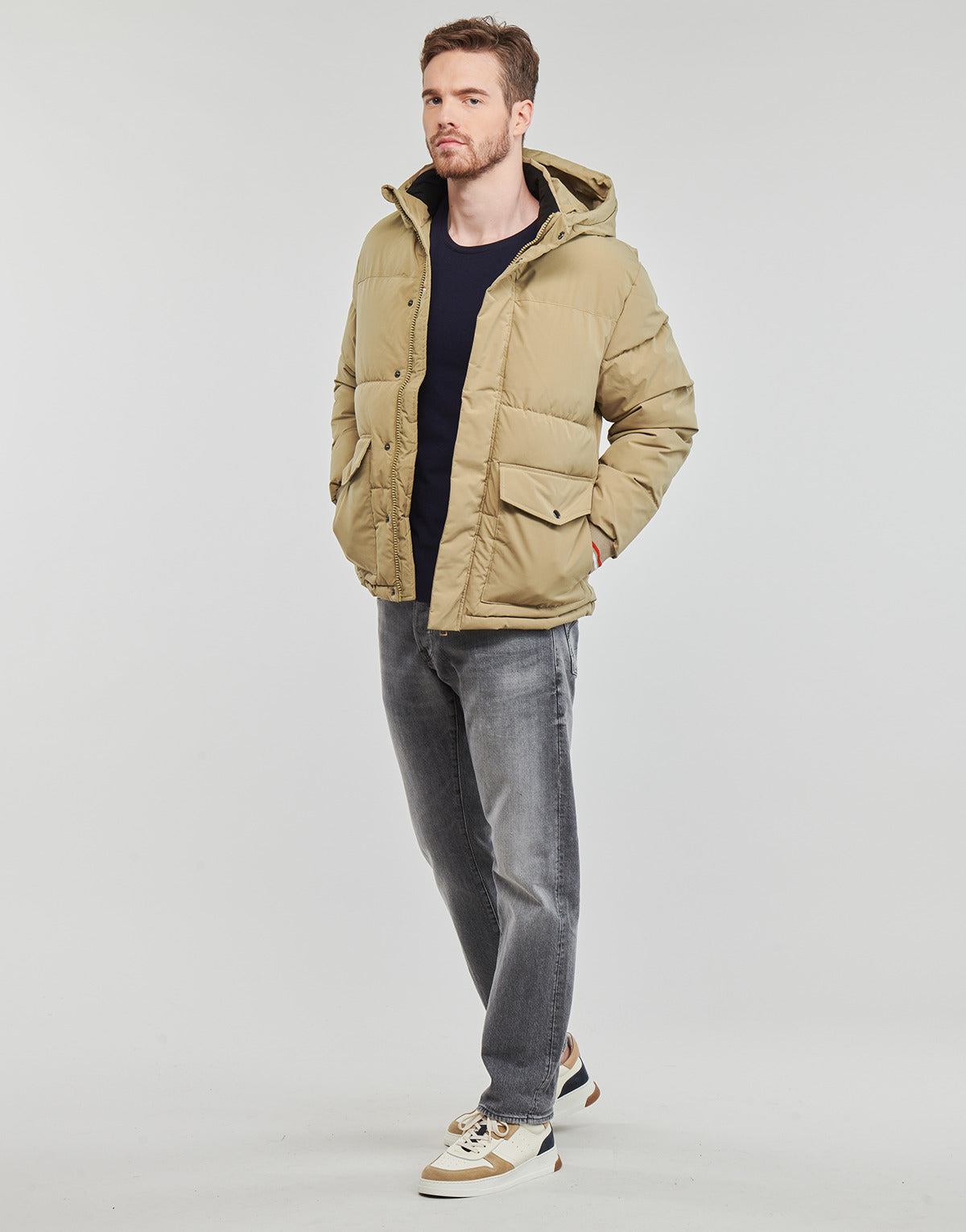 Piumino Uomo Jack & Jones  JJDAVID PUFFER JACKET  Beige