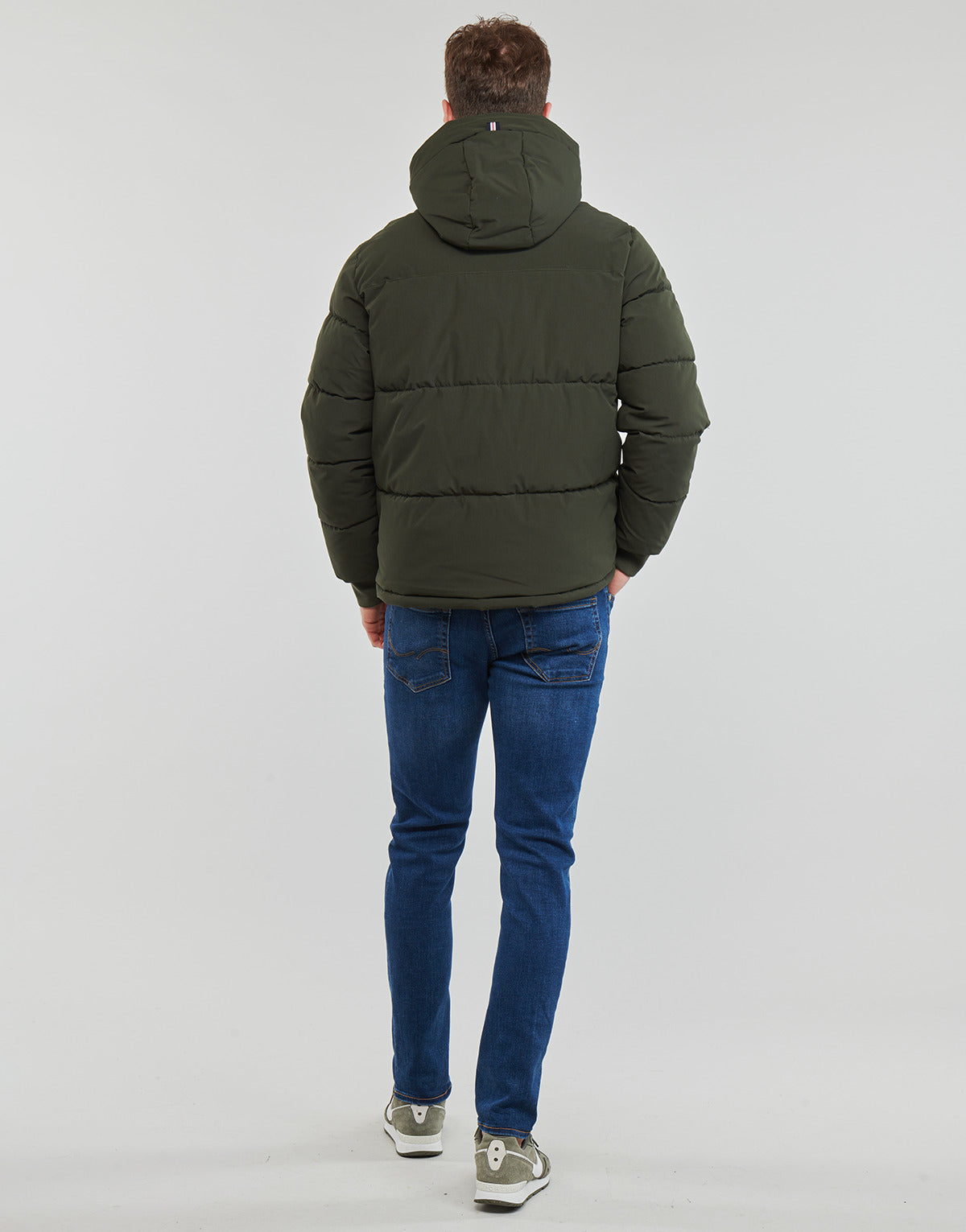 Piumino Uomo Jack & Jones  JJDAVID PUFFER JACKET  Kaki