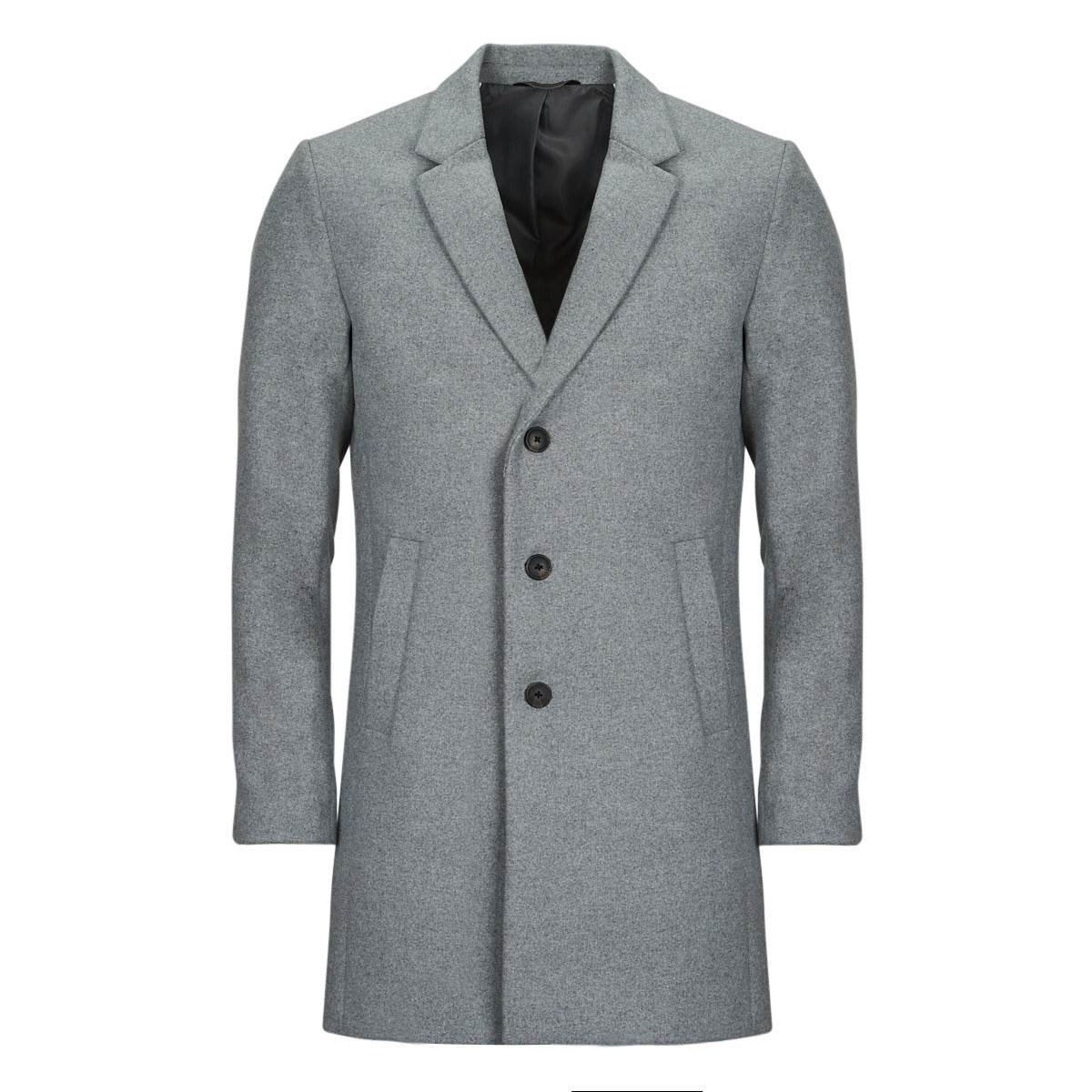 Mantella Uomo Jack & Jones  JJEMORRISON WOOL COAT SN  Grigio