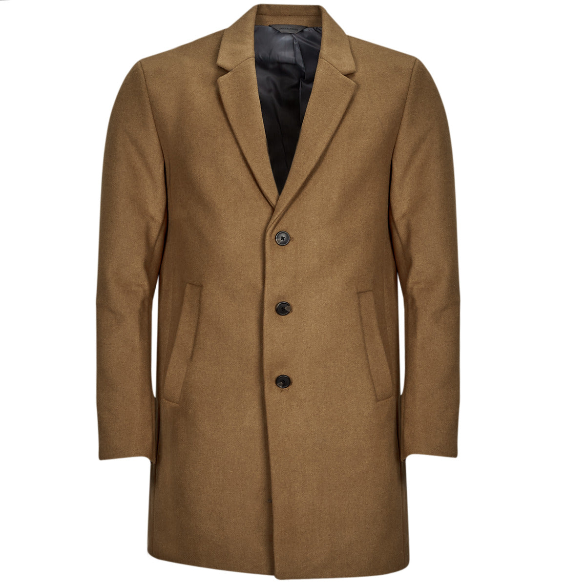 Mantella Uomo Jack & Jones  JJEMORRISON WOOL COAT SN  Marrone