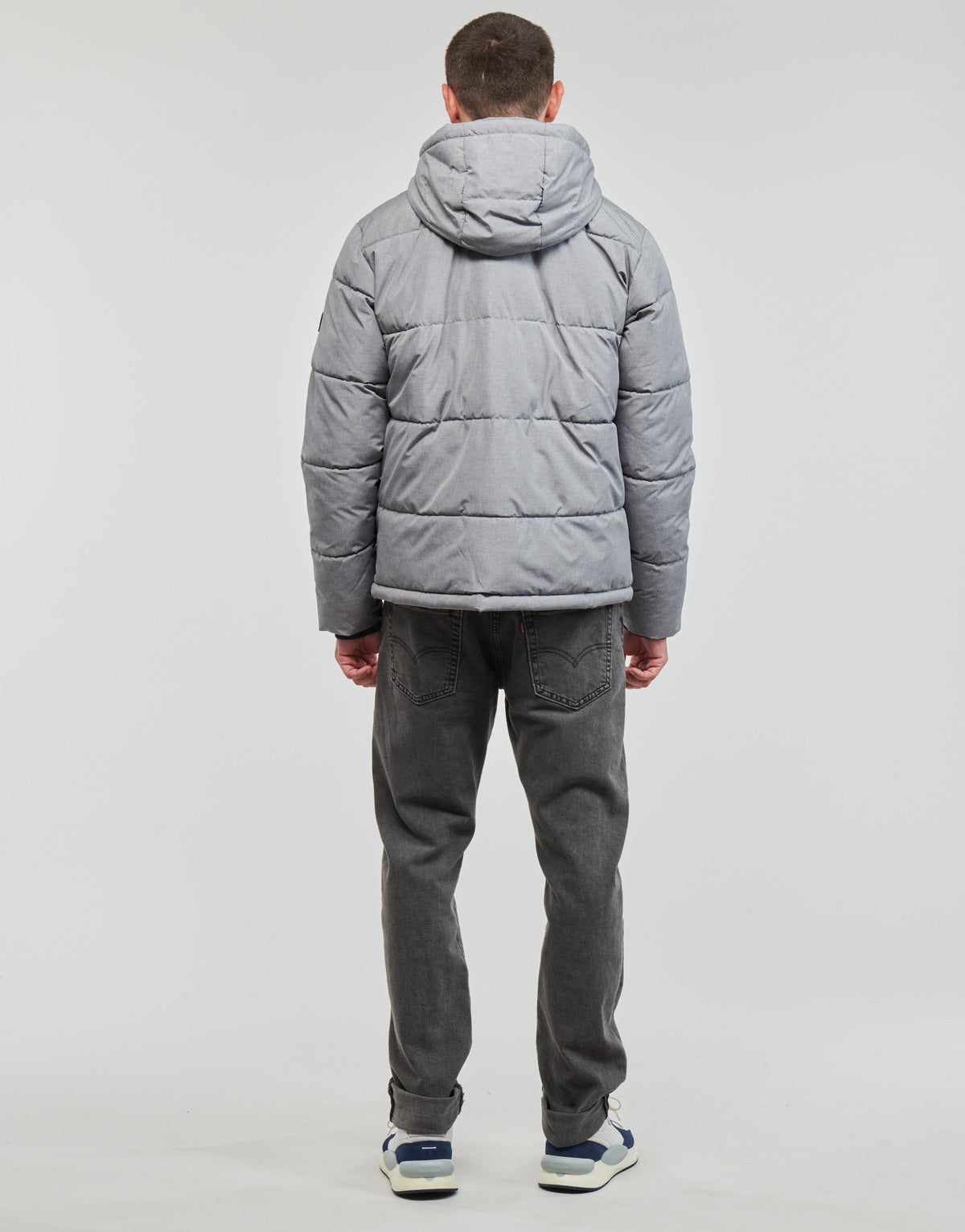 Parka Uomo Jack & Jones  JJMASON PUFFER JACKET  Grigio