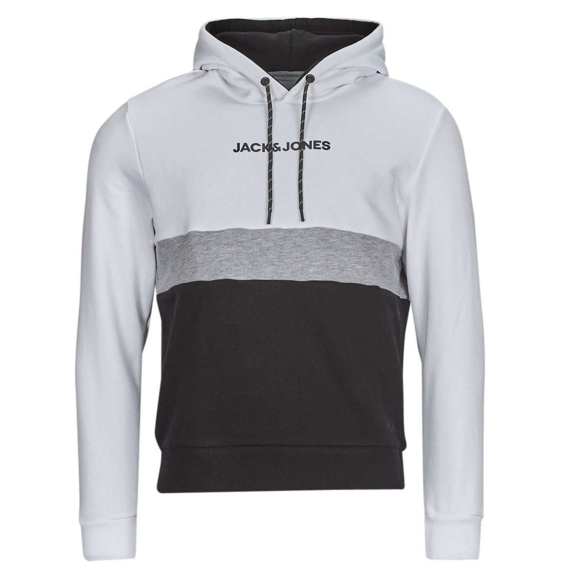 Felpa Uomo Jack & Jones  JJEREID BLOCKING SWEAT HOOD  Multicolore