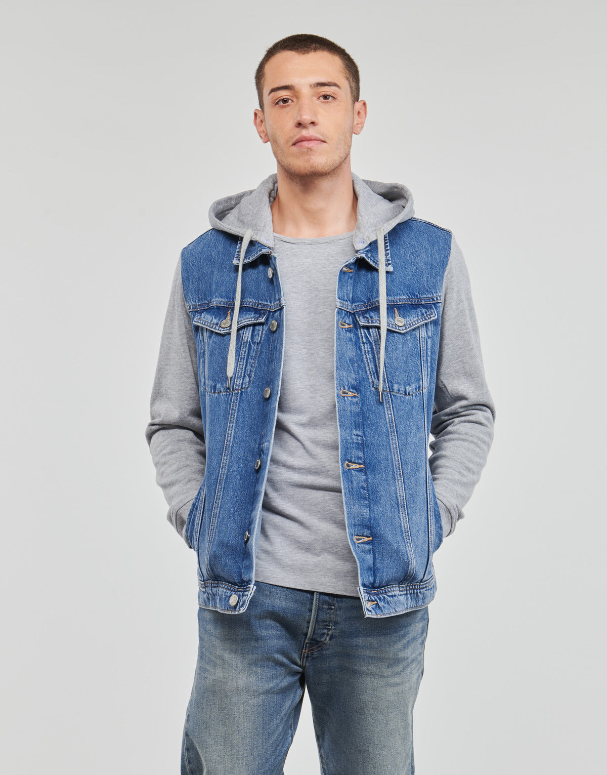 Giacca in jeans Uomo Jack & Jones  JJIJEAN JJJACKET MF 794  Blu