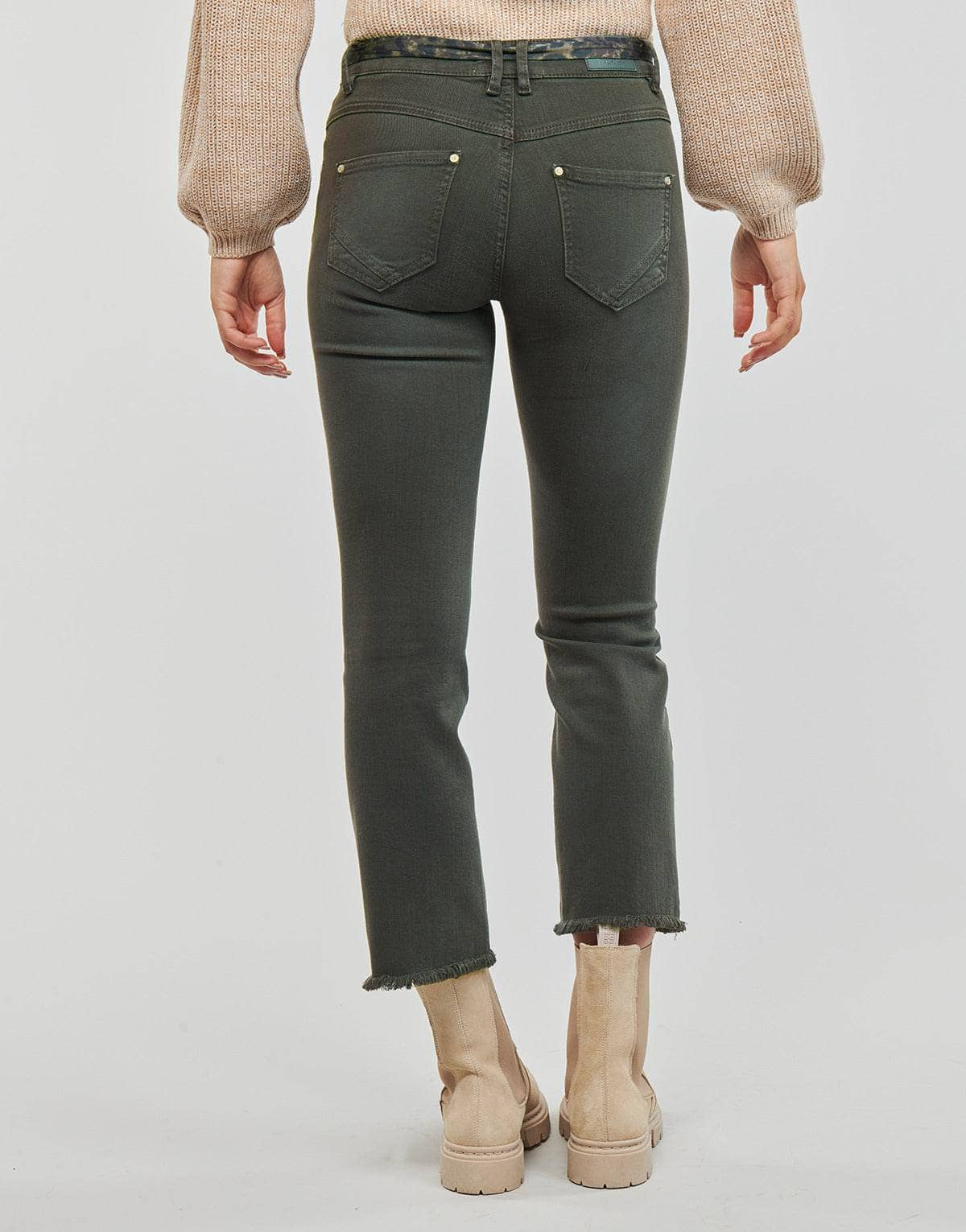 Jeans Flare Donna Freeman T.Porter  NORMA CALIFORNIA  Kaki