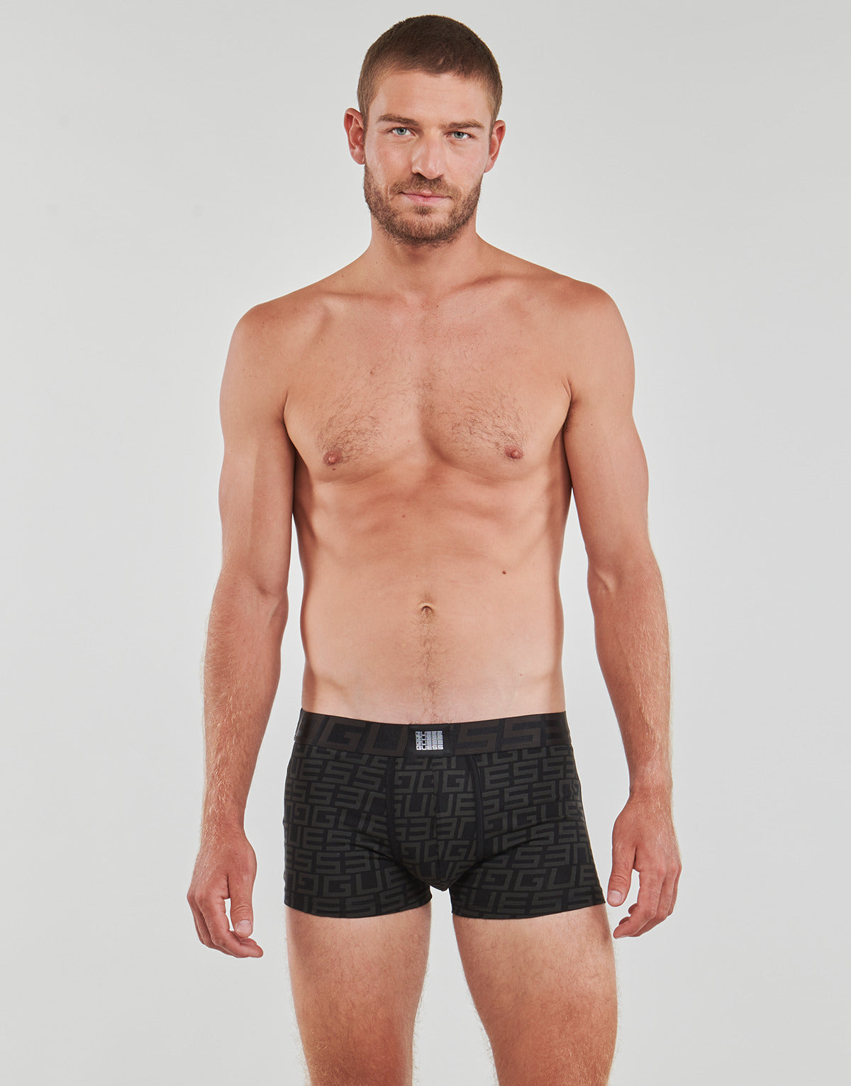 Boxer Uomo Guess  IDOL BOXER TRUNK PACK X3  Nero