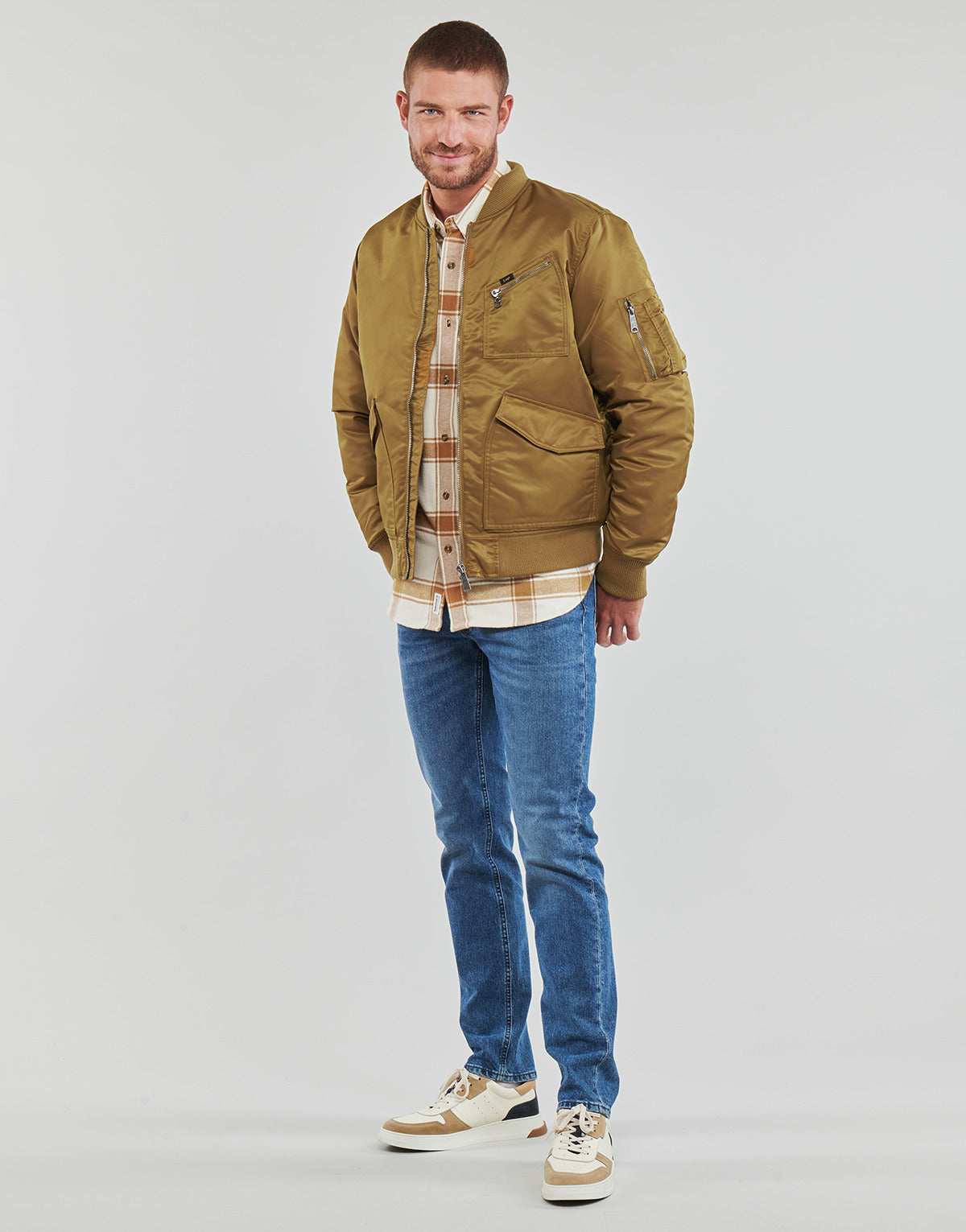 Giubbotto Uomo Lee  BOMBER JACKET  Beige