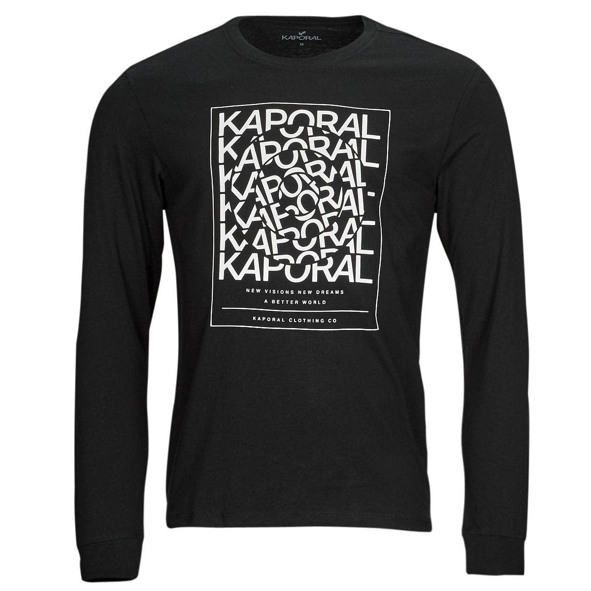 T-shirts a maniche lunghe Uomo Kaporal  RUDY  Nero