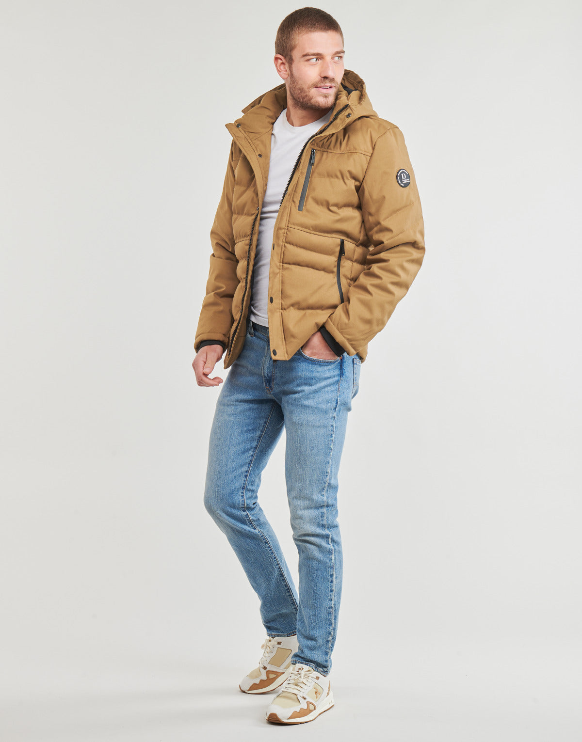 Parka Uomo Deeluxe  CHIRO  Marrone