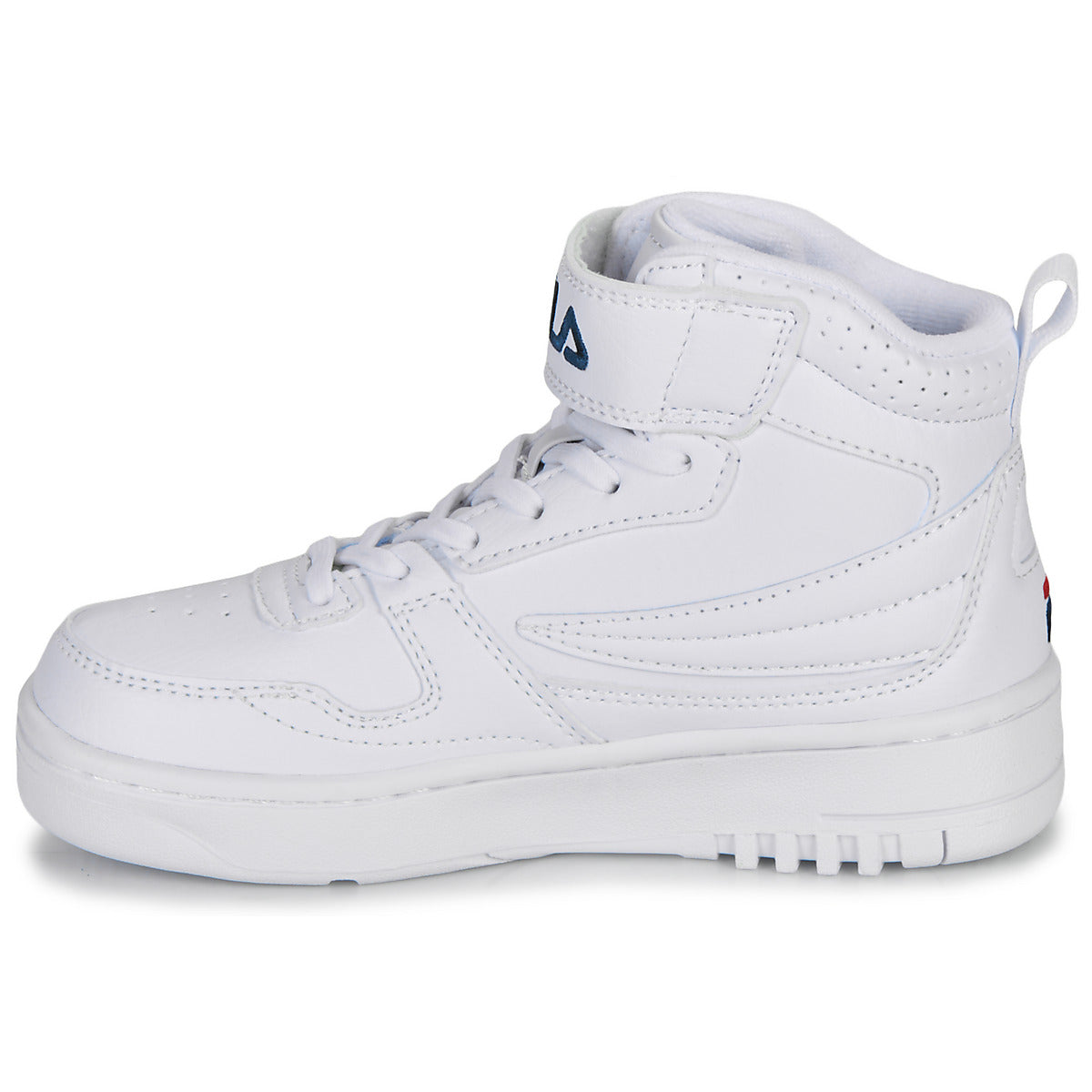 Scarpe bambini ragazzo Fila  FXVENTUNO VELCRO MID KIDS  Bianco