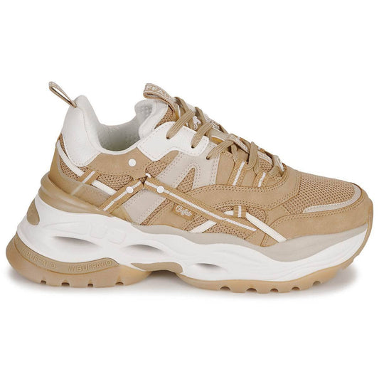 Sneakers basse Donna Buffalo  TRIPLET HOLLOW  Beige