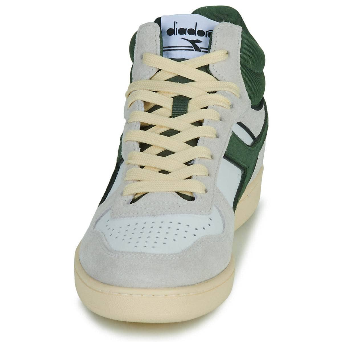 Sneakers alte Uomo Diadora  MAGIC BASKET DEMI CUT SUEDE LEATHER  Bianco