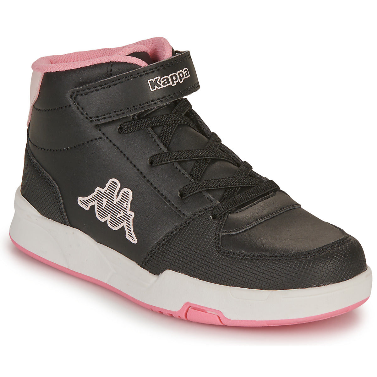 Scarpe bambini ragazza Kappa  OSCAR MID KID EV  Nero