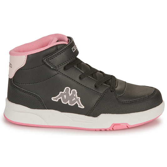 Scarpe bambini ragazza Kappa  OSCAR MID KID EV  Nero