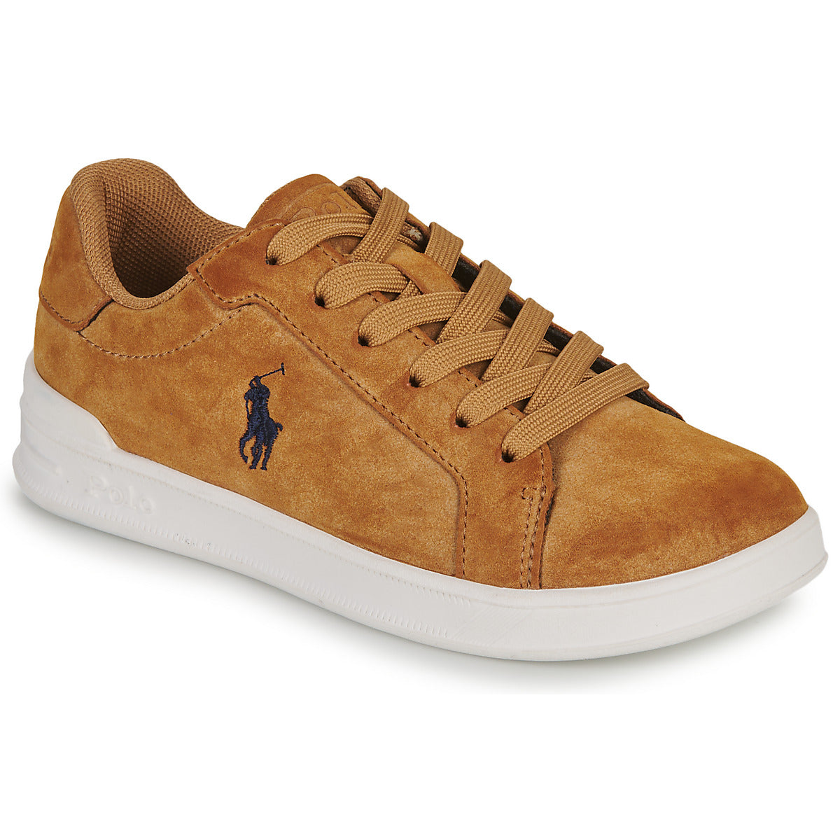 Scarpe bambini ragazzo Polo Ralph Lauren  HERITAGE COURT II  Marrone