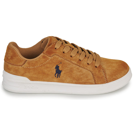 Scarpe bambini ragazzo Polo Ralph Lauren  HERITAGE COURT II  Marrone