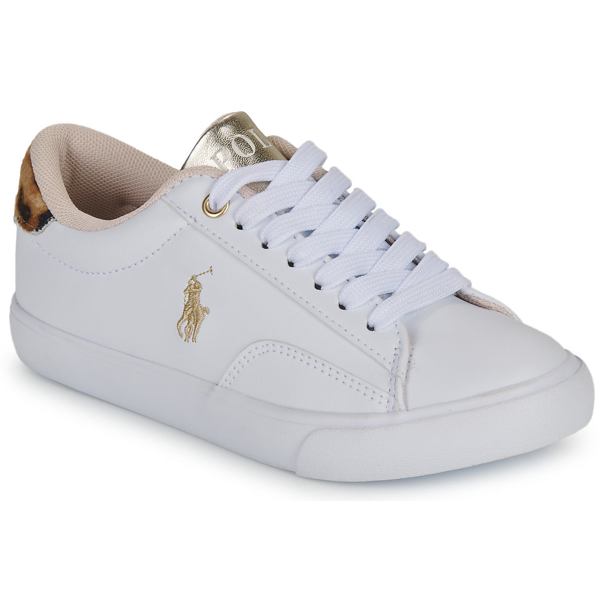 Scarpe bambini ragazza Polo Ralph Lauren  THERON V  Bianco