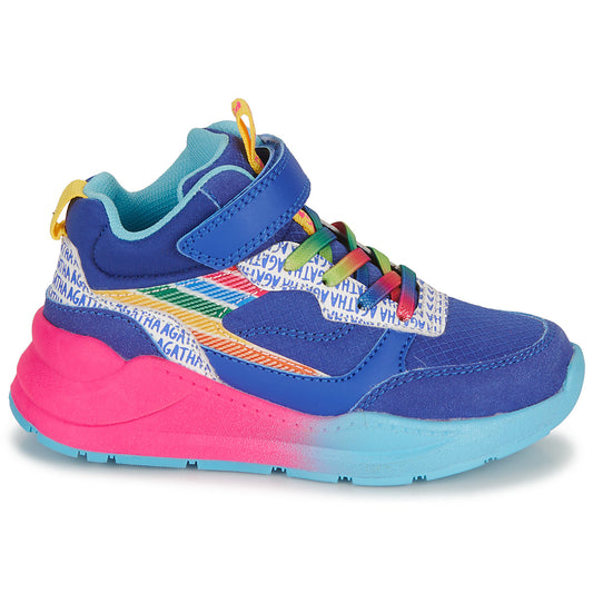 Scarpe bambini ragazza Agatha Ruiz de la Prada  RAINBOW  Blu