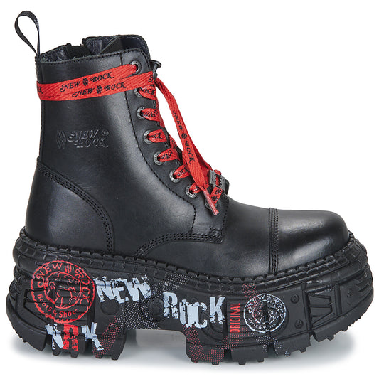 Stivaletti Donna New Rock  M-WALL126CCT-C1  Nero