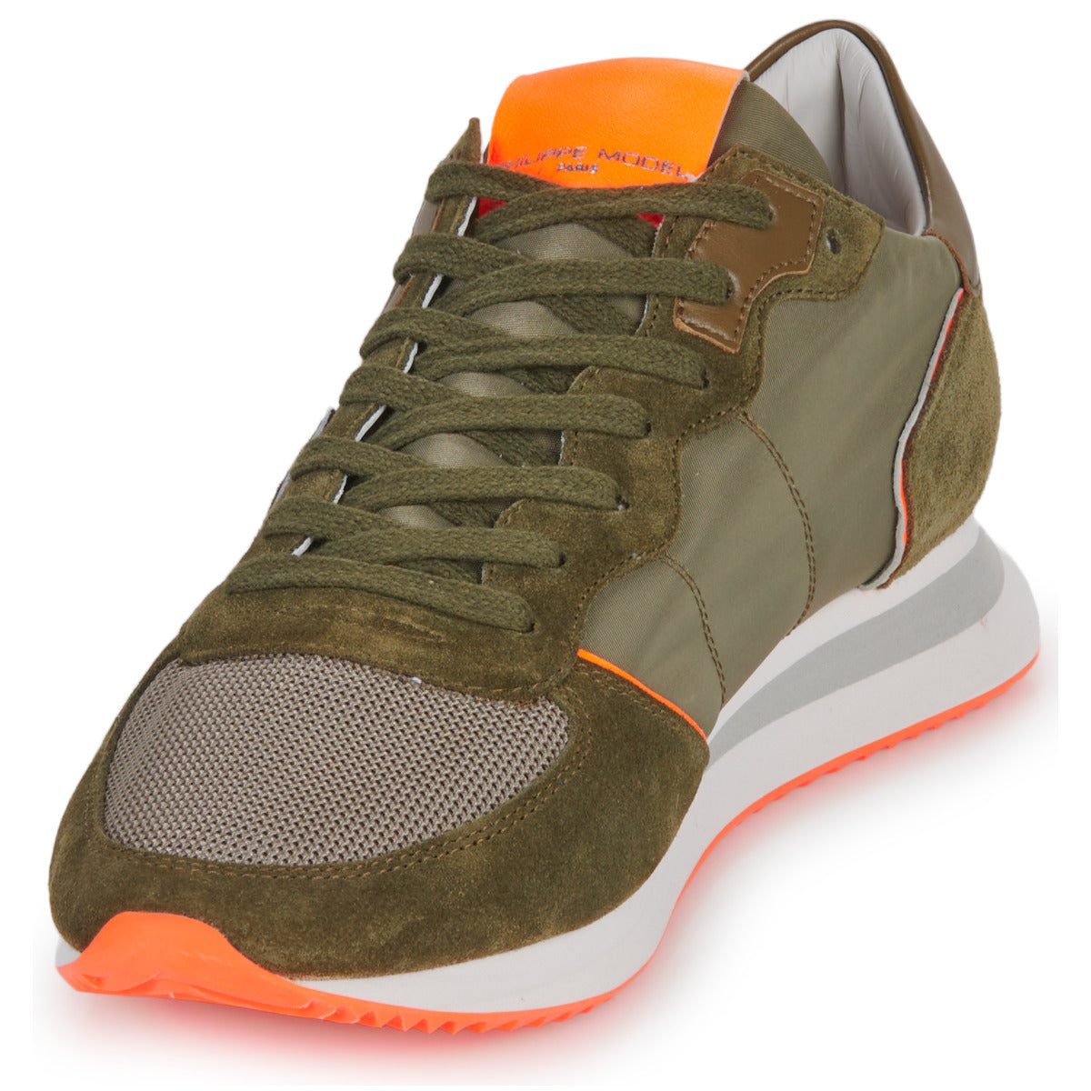 Sneakers Uomo Philippe Model  TROPEZ X LOW MAN  Kaki