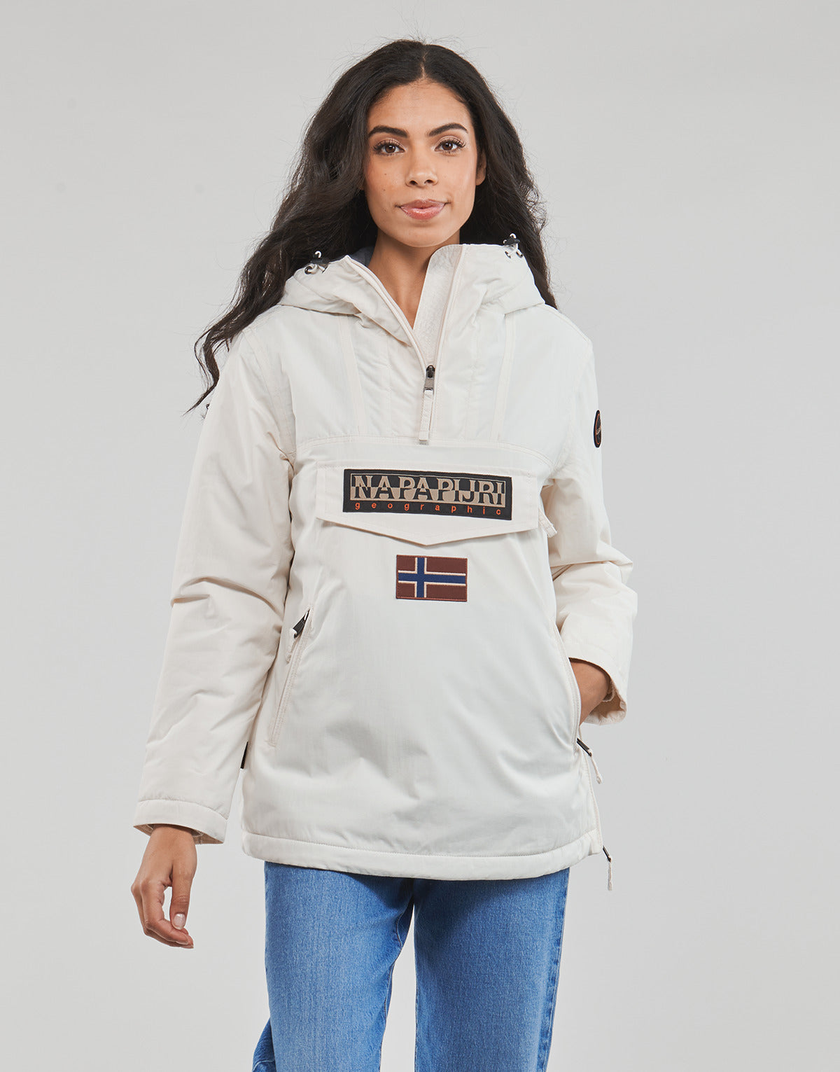 Parka Donna Napapijri  RAINFOREST POCKET  Beige