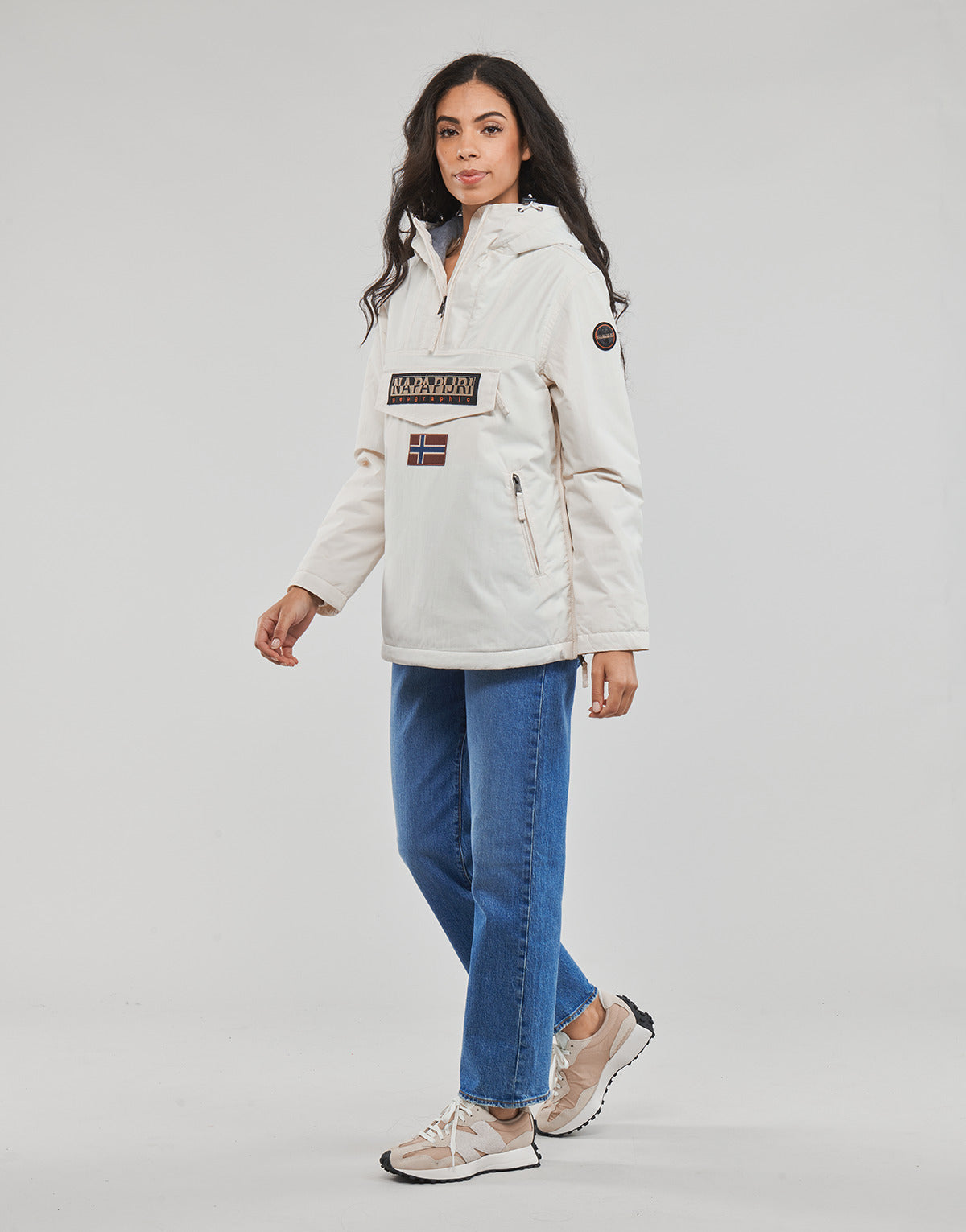 Parka Donna Napapijri  RAINFOREST POCKET  Beige