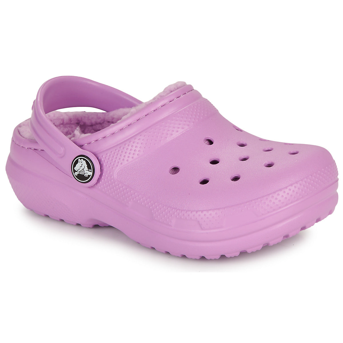 Scarpe bambini ragazza Crocs  Classic Lined Clog K  Rosa