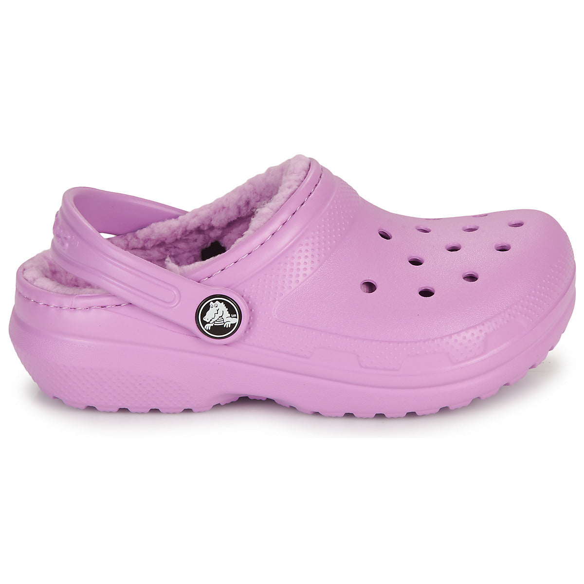 Scarpe bambini ragazza Crocs  Classic Lined Clog K  Rosa