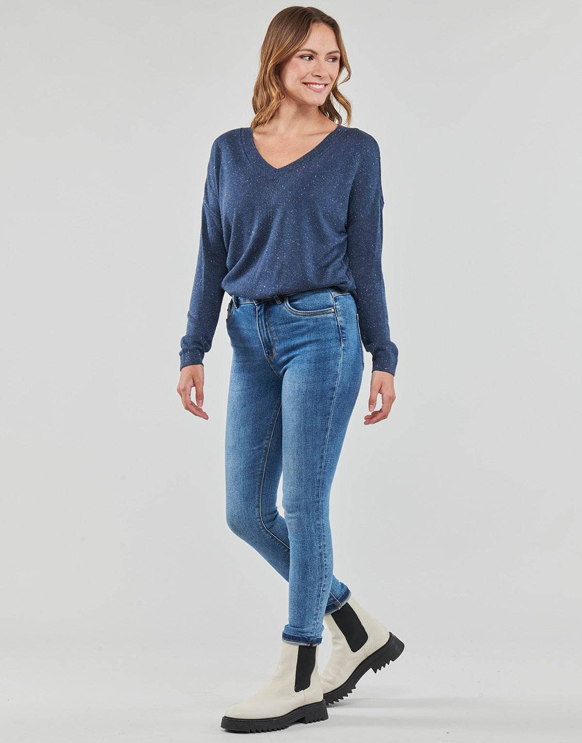 Jeans Slim Donna Only  ONLMILA HW SK ANK  DNM BJ13994  Blu