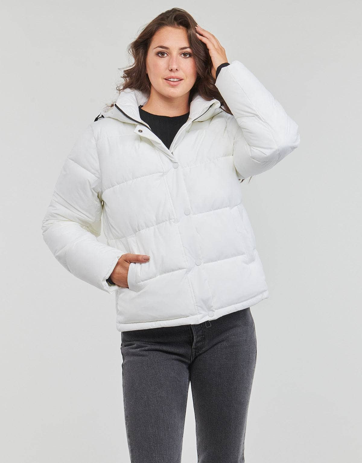 Piumino Donna Only  ONLANN PREMIUM PUFFER JKT REGULAR OTW  Bianco