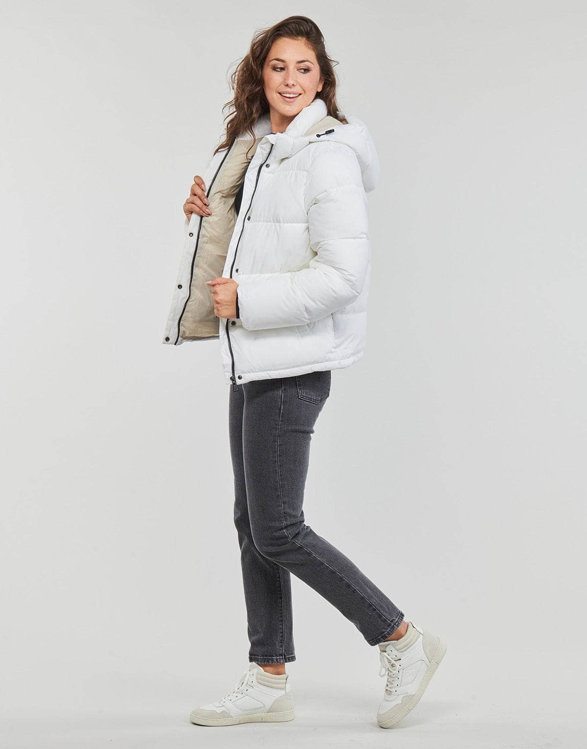 Piumino Donna Only  ONLANN PREMIUM PUFFER JKT REGULAR OTW  Bianco