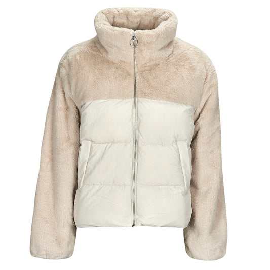 Piumino Donna Only  ONLWANJA FUR PUFFER MIX JACKET CC OTW  Beige