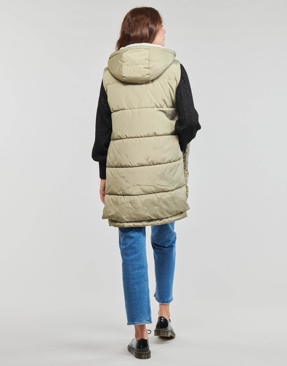 Piumino Donna Only  ONLNEWNORA PUFFER WAISTCOAT CC OTW  Beige