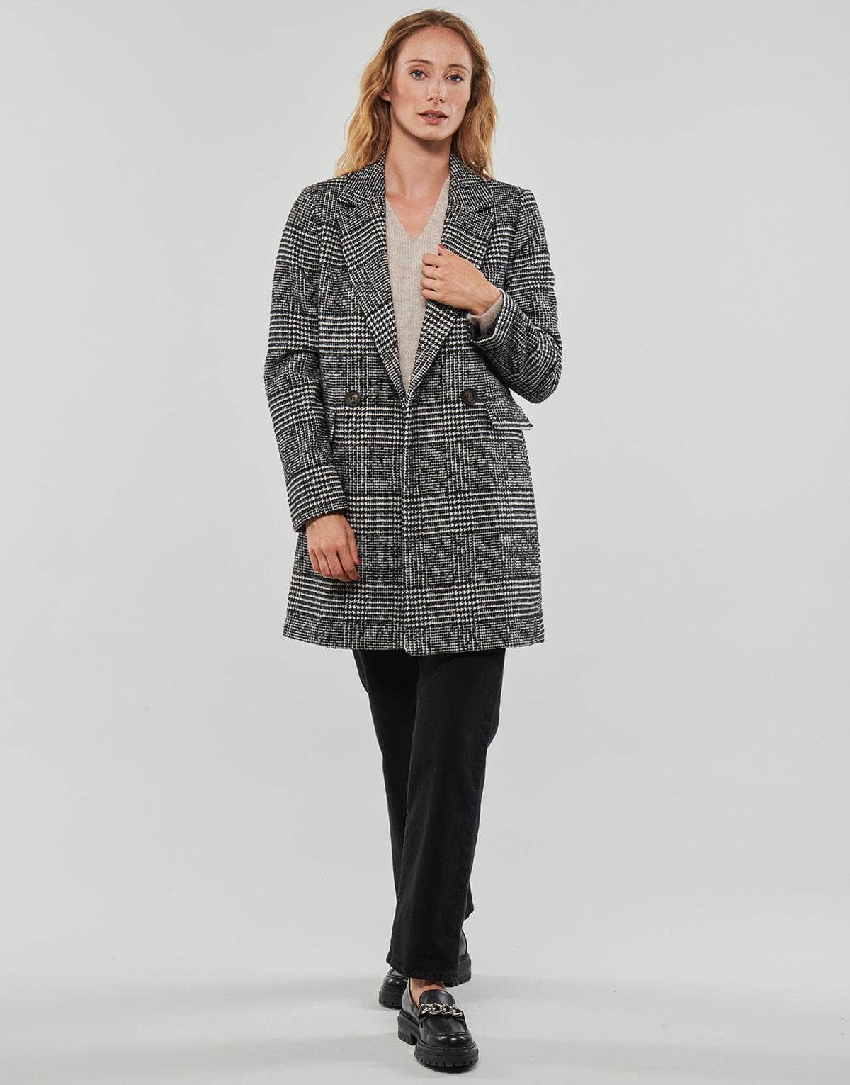 Mantella Donna Only  ONLNEWSELENA MINNA LIFE WOOL COAT CC OTW  Nero