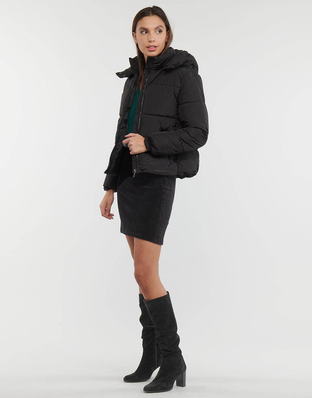 Piumino Donna Only  ONLCALLIE FITTED PUFFER JACKET CC OTW  Nero