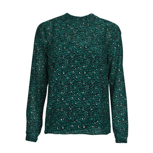 Camicetta Donna Only  ONLKACEY FR L/S HIGH NECK TOP PTM  Verde