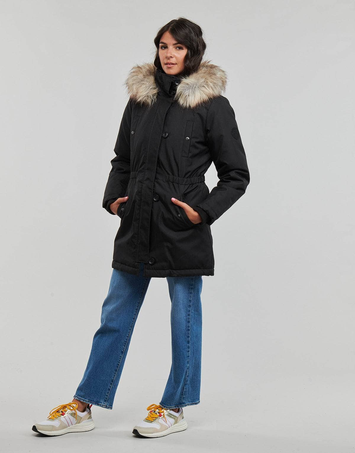 Parka Donna Only  ONLIRIS FUR WINTER PARKA CC 2023 OTW  Nero