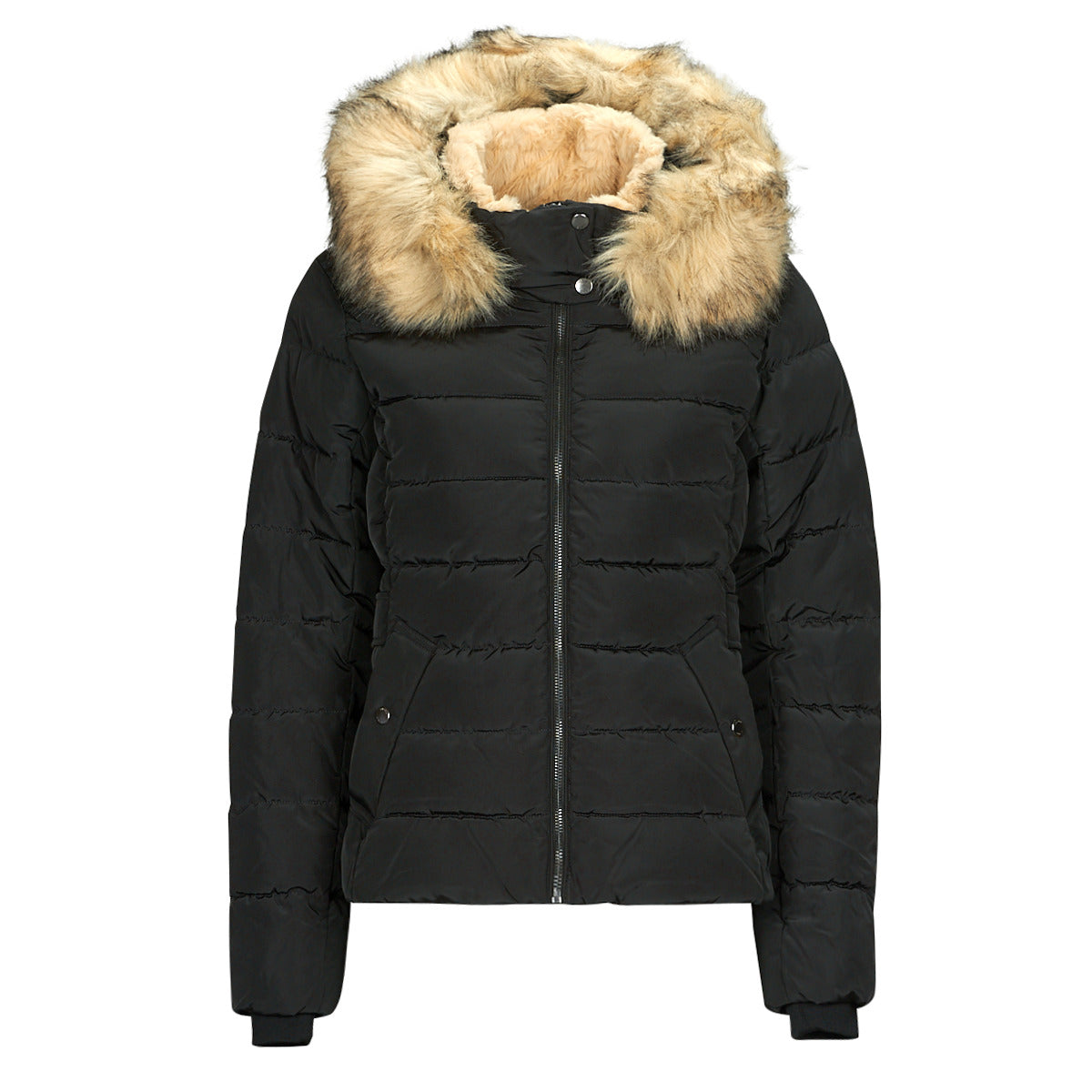 Piumino Donna Only  ONLNEWCAMILLA FUR HOOD JACKET CC OTW  Nero