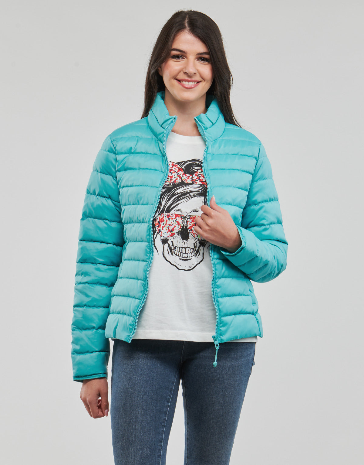 Piumino Donna Only  ONLNEWTAHOE QUILTED JACKET OTW  Blu