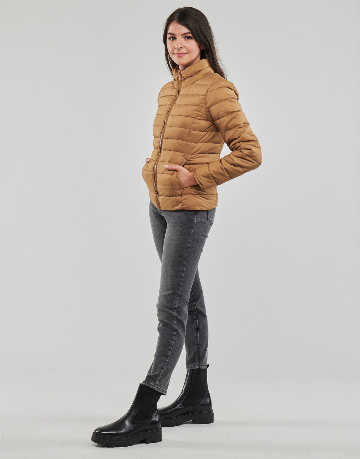 Piumino Donna Only  ONLNEWTAHOE QUILTED JACKET OTW  Marrone