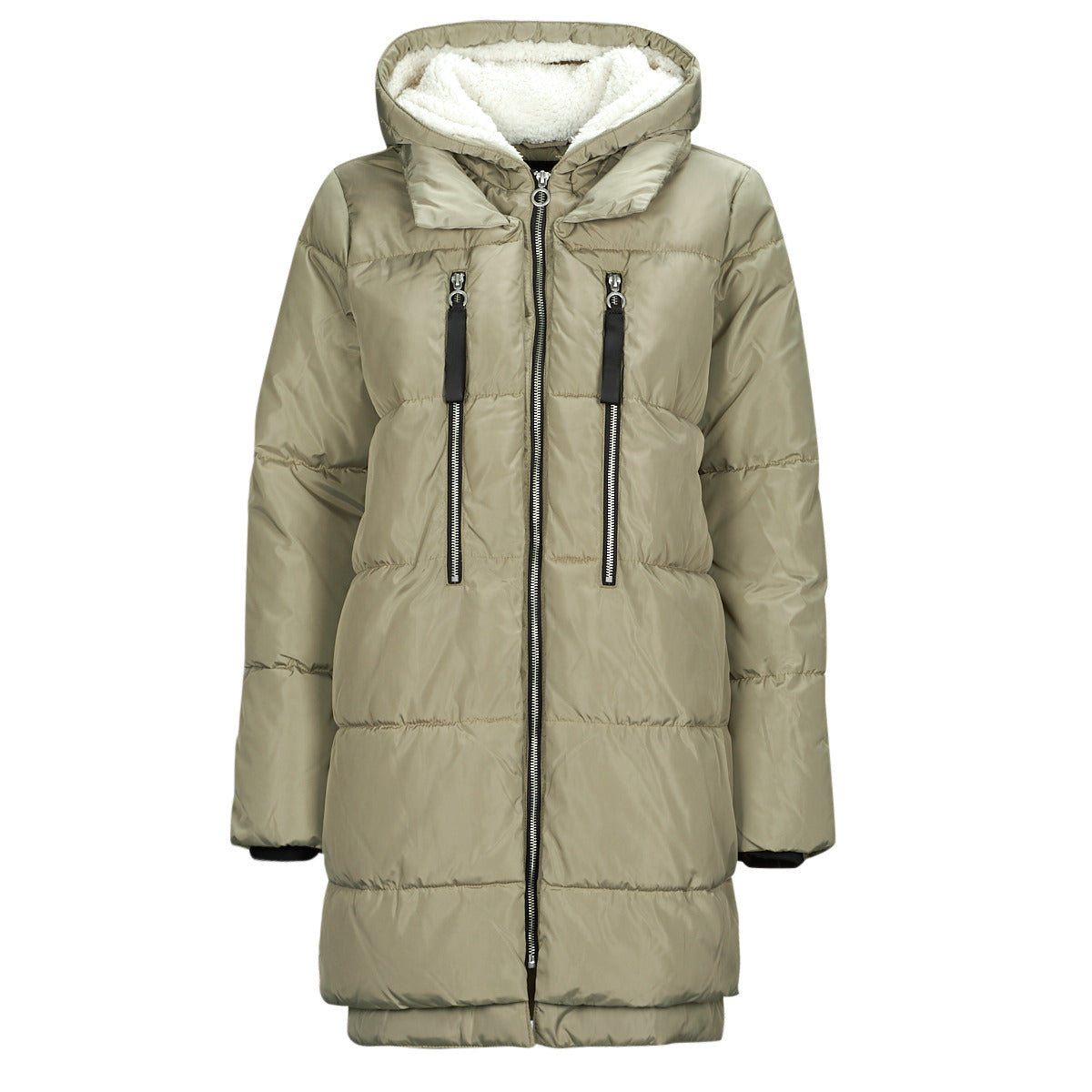 Piumino Donna Only  ONLNEWNORA LONG PUFFER COAT CC OTW  Beige