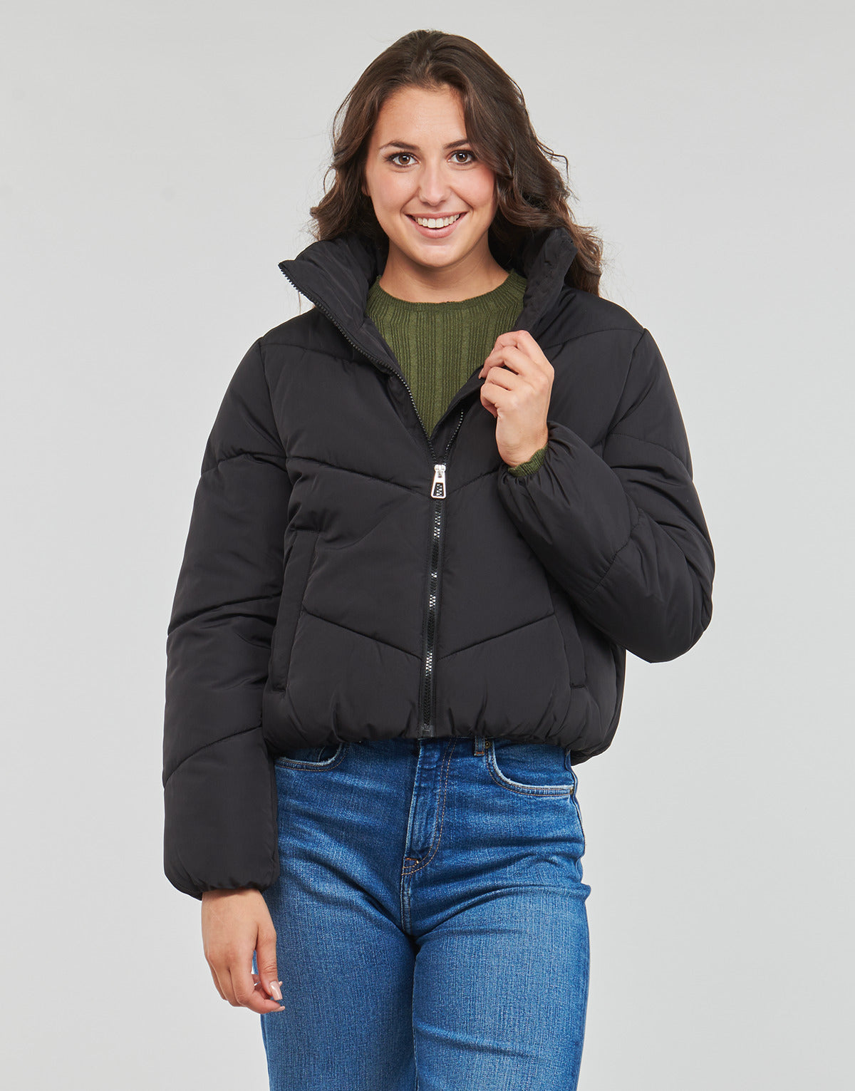 Piumino Donna Only  ONLMAGGI SOLID PUFFER CS OTW  Nero