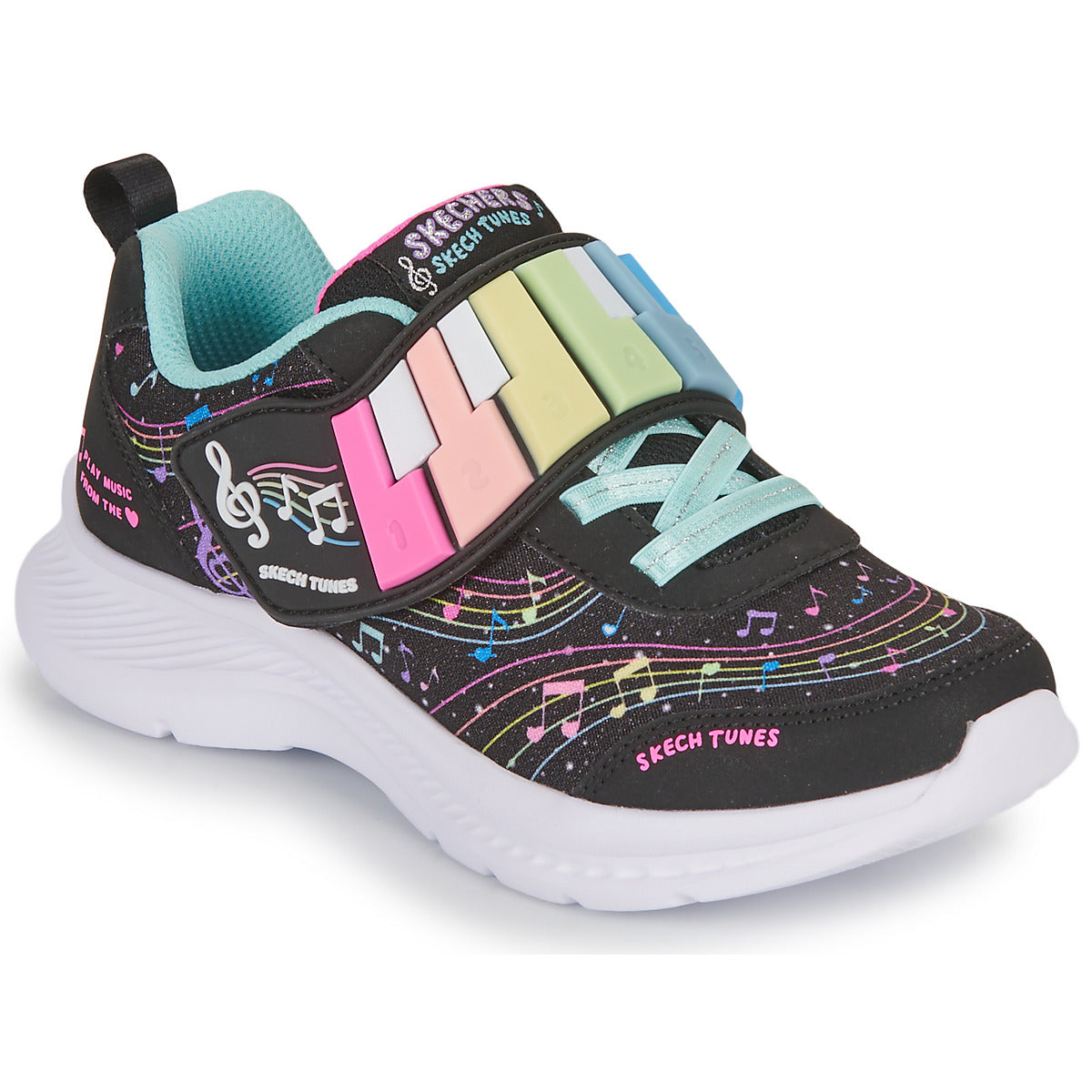 Scarpe bambini ragazza Skechers  JUMPSTERS 2.0  Nero