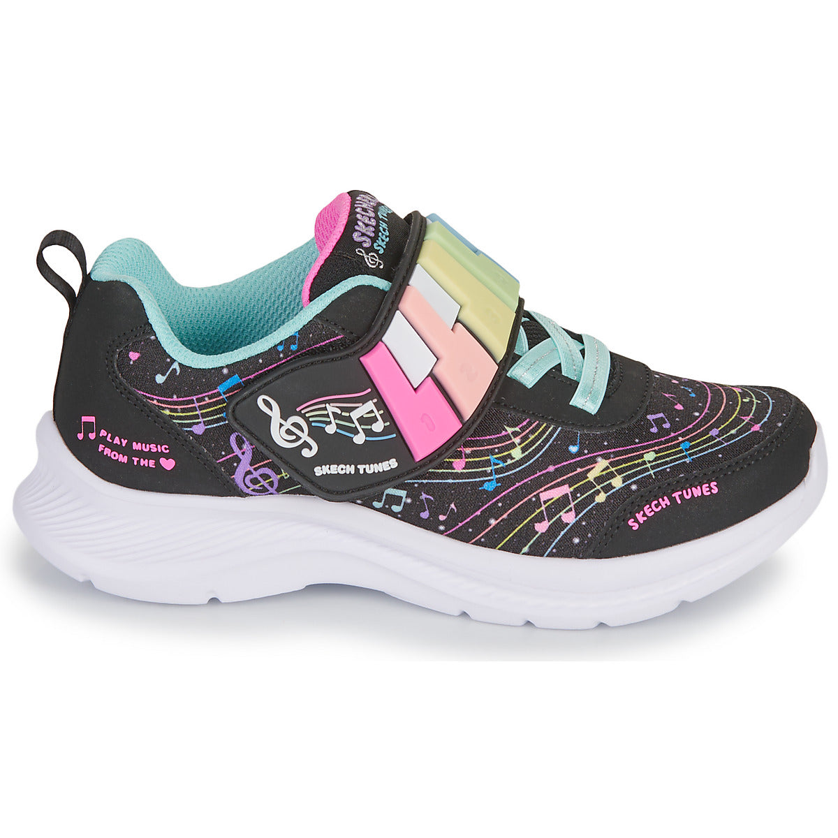 Scarpe bambini ragazza Skechers  JUMPSTERS 2.0  Nero