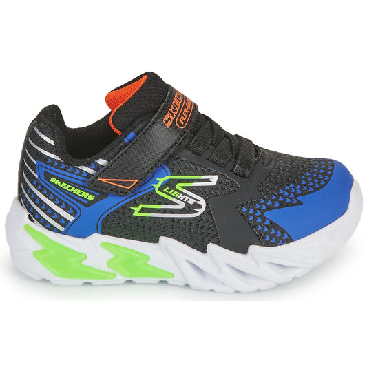 Scarpe bambini ragazzo Skechers  FLEX GLOW BOLT  Nero