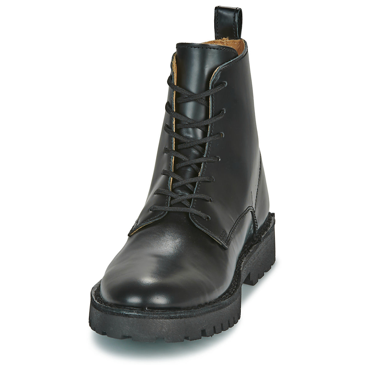 Stivaletti Uomo Selected  SLHRICKY LEATHER LACE-UP BOOT  Nero