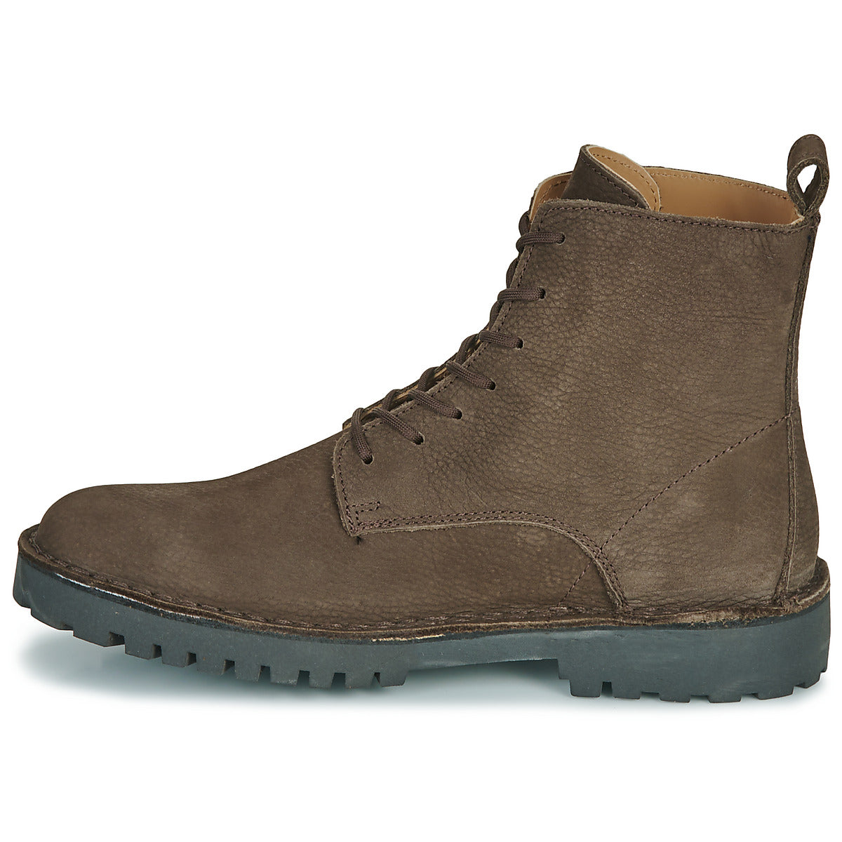 Stivaletti Uomo Selected  SLHRICKY NUBUCK LACE-UP BOOT B  Marrone