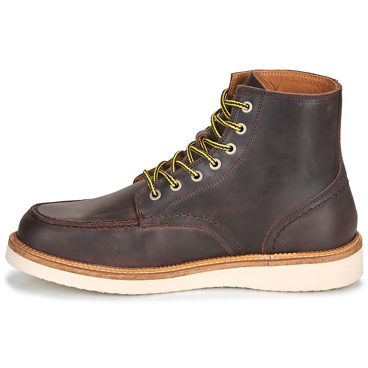 Stivaletti Uomo Selected  SLHTEO NEW LEATHER MOC-TOE BOOT  Marrone