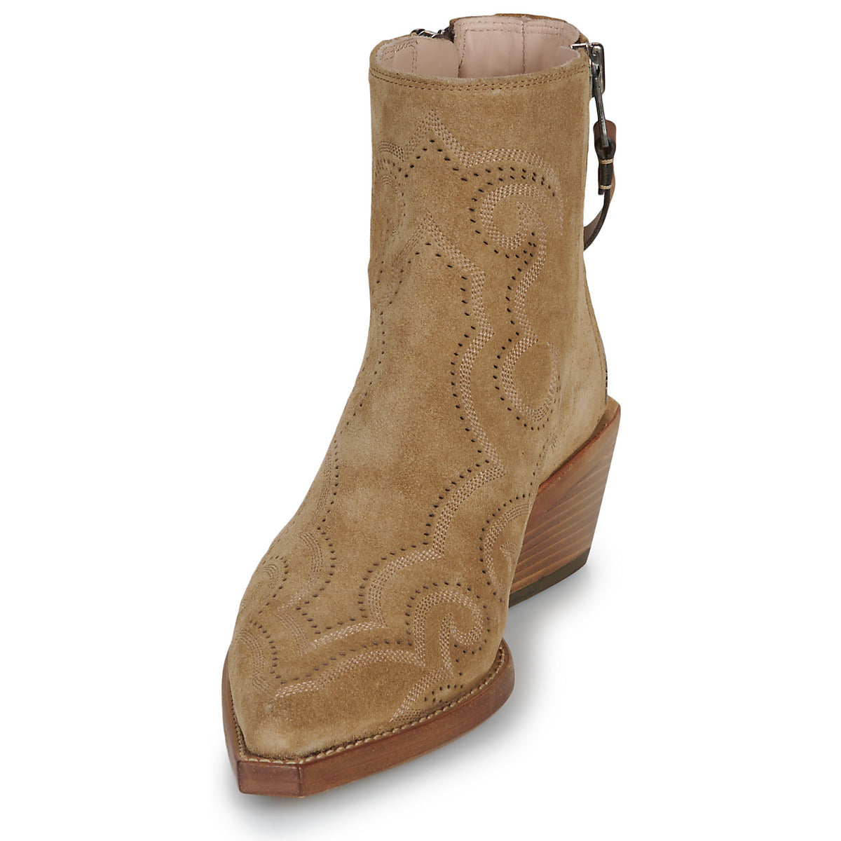 Stivaletti Donna Freelance  CALAMITY 4 WEST DBL ZIP BOOT  Marrone