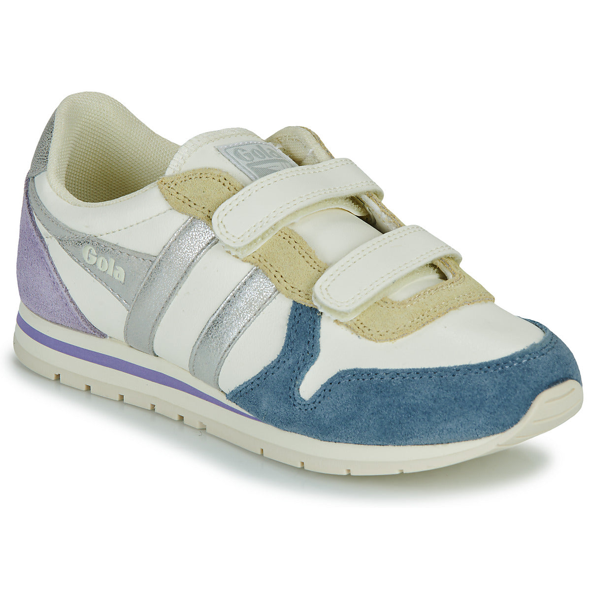 Scarpe bambini ragazza Gola  Daytona Quadrant Strap  Beige